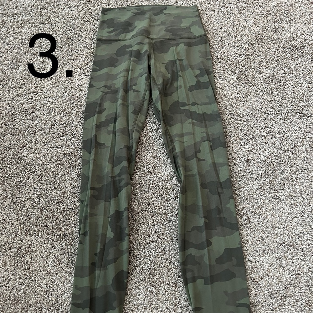 Lululemon camo Align leggings